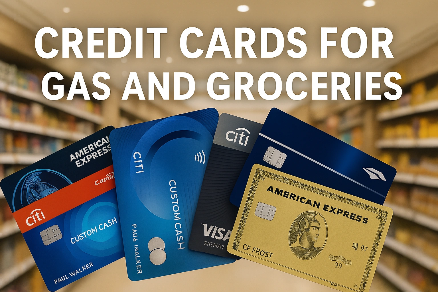 Best Credit Cards for Gas and Groceries in 2025