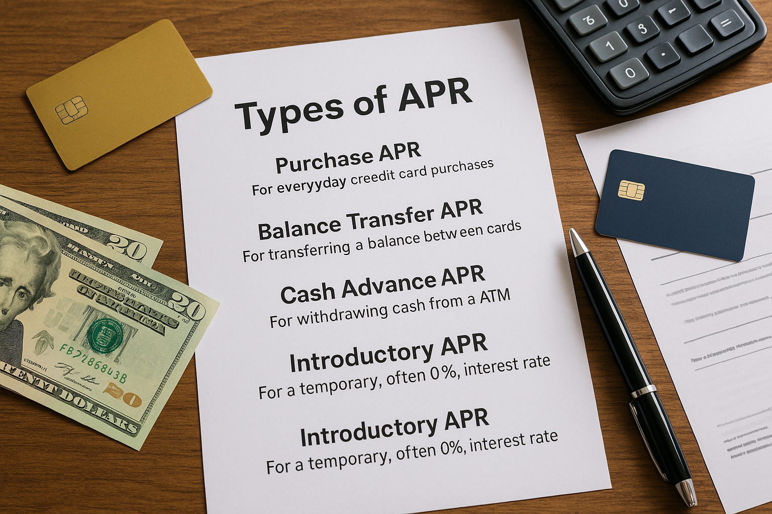 Types of APR on a Credit Card