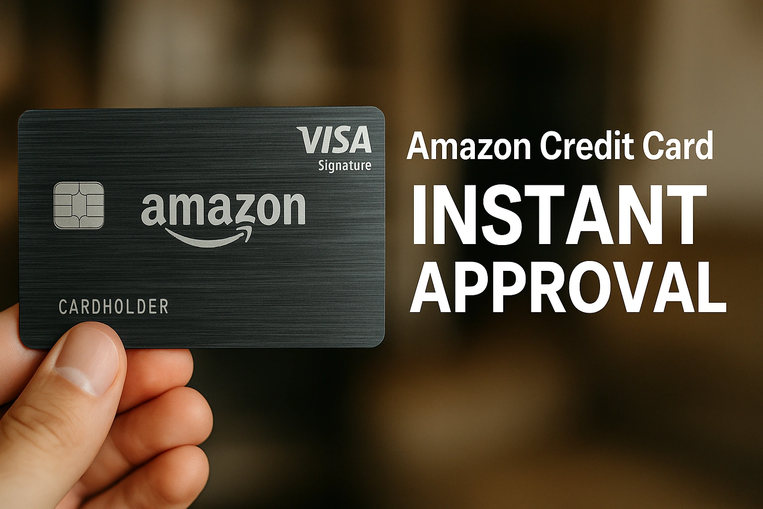 Amazon Credit Card Instant Approval: Step-by-Step Guide