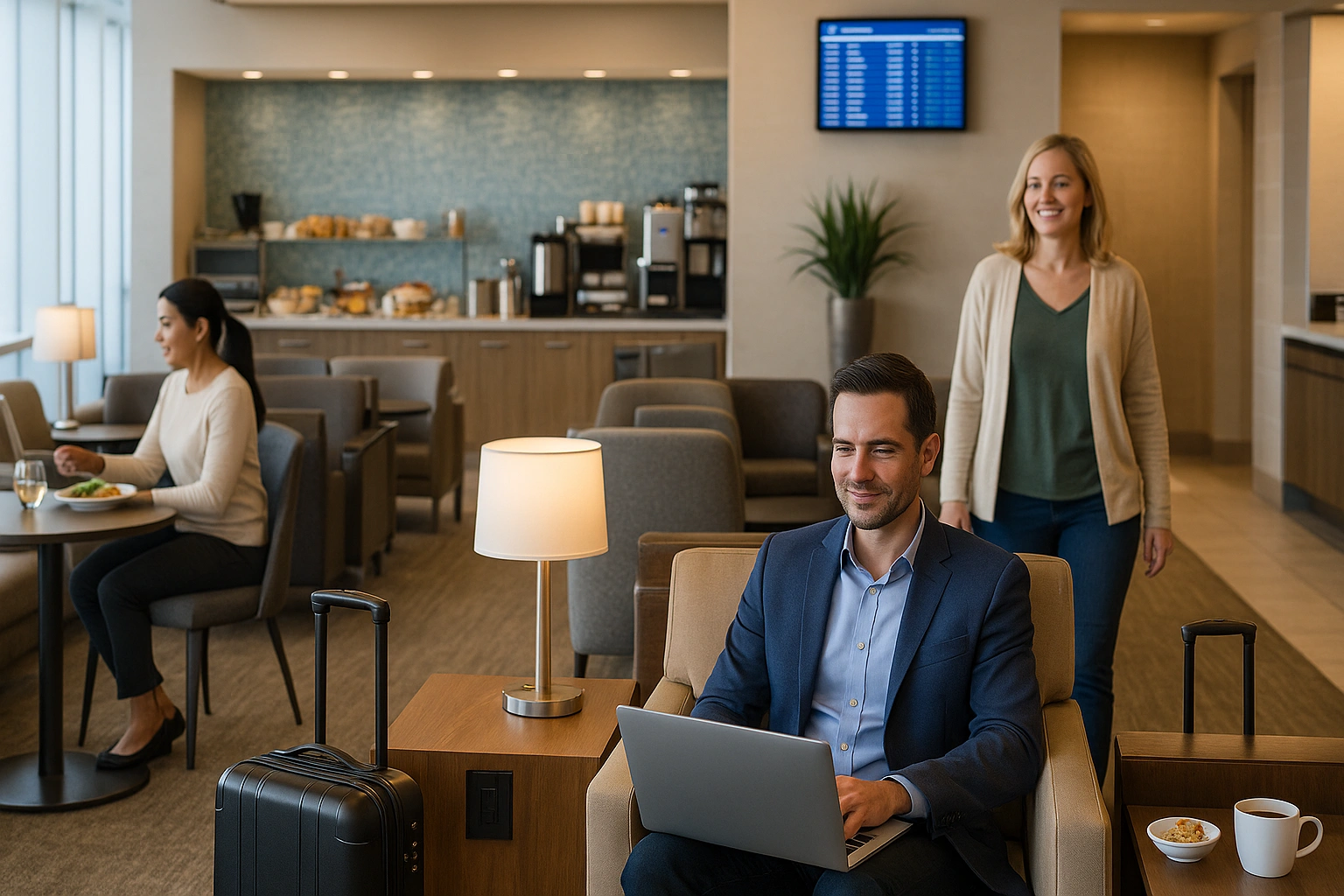 Benefits of The Club Airport Lounges