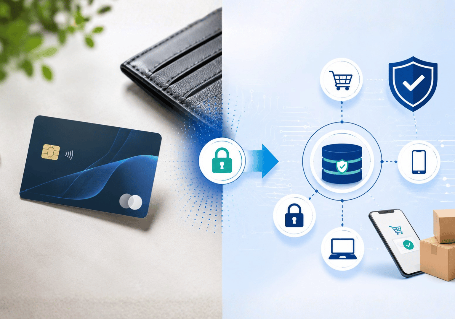 Tokenization for online payments protecting card information