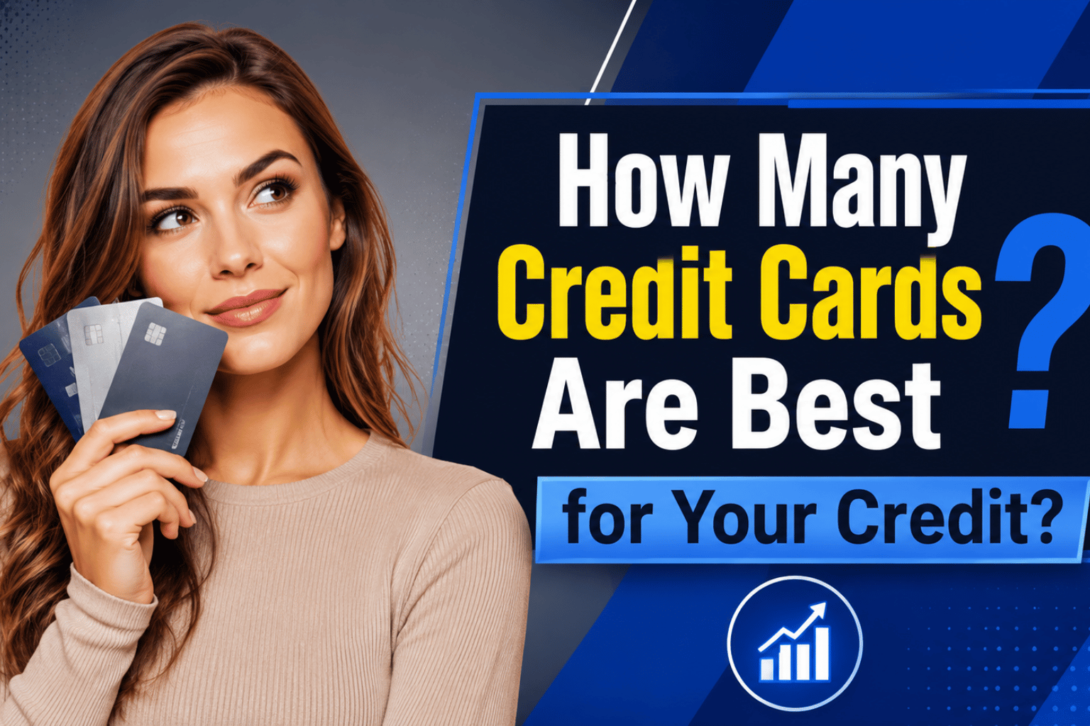 One two and three credit card setup comparison for different users